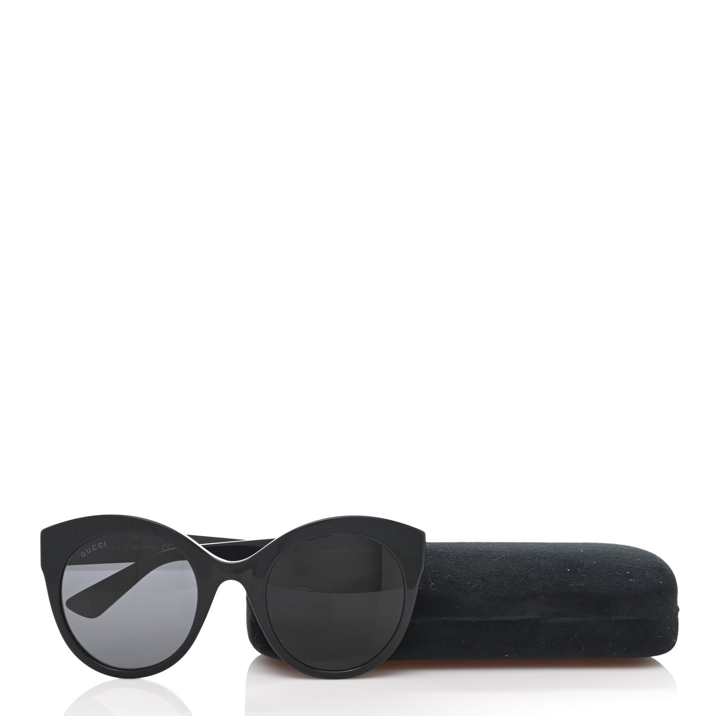 Round GG Sunglasses GG0028S Black