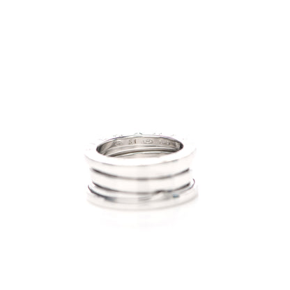 Bulgari 18K White Gold B.Zero1 Three-Band Ring 51 5.75 5 of 6