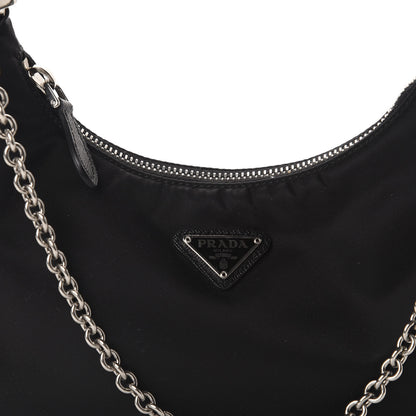 Prada Nylon Re-Edition 2005 Shoulder Bag Black 11 of 11