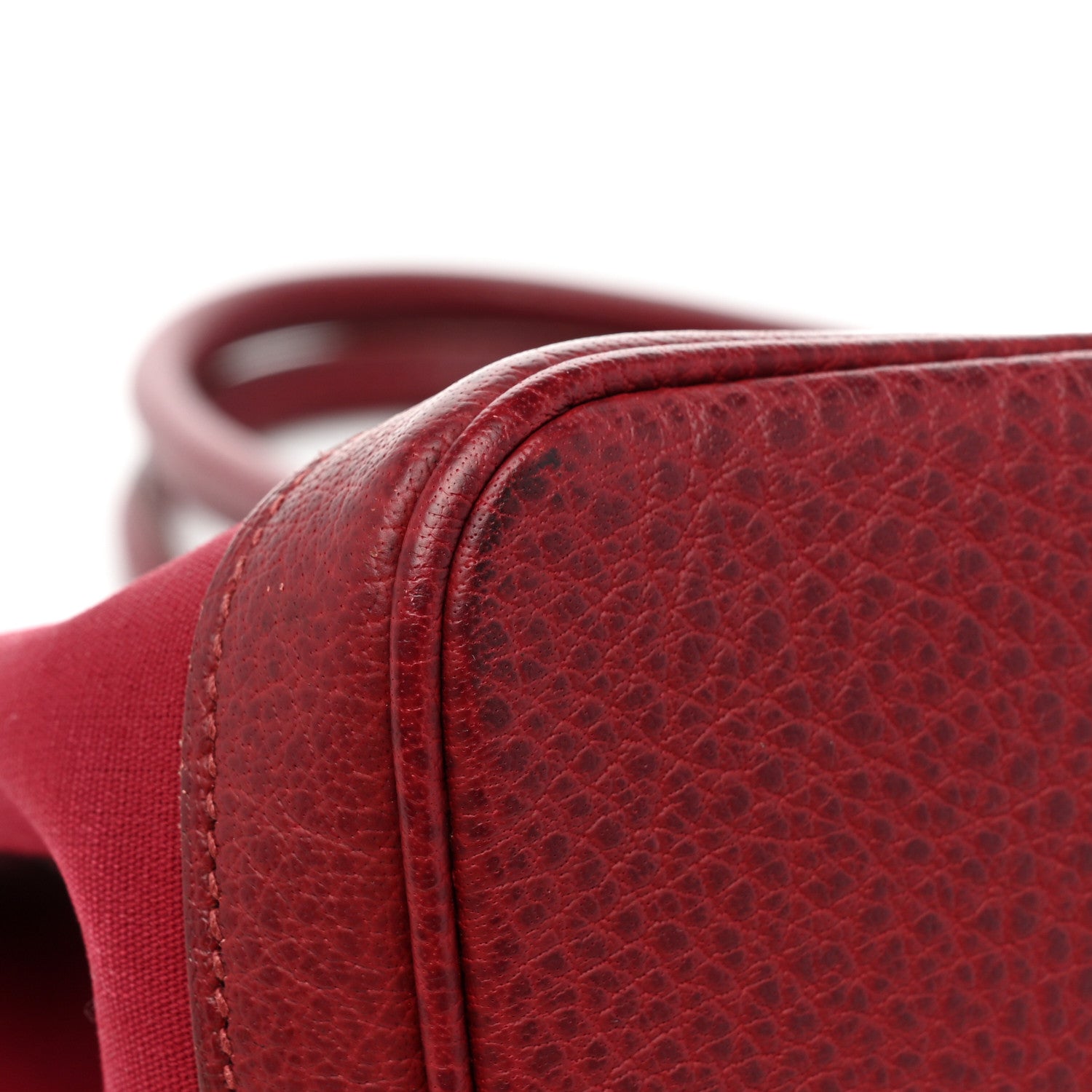 Hermes Toile Buffle Garden Party 30 TPM Rouge Imperial 9 of 11