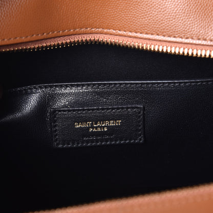 Saint Laurent Grain De Poudre Medium Uptown Tote Brick 12 of 16