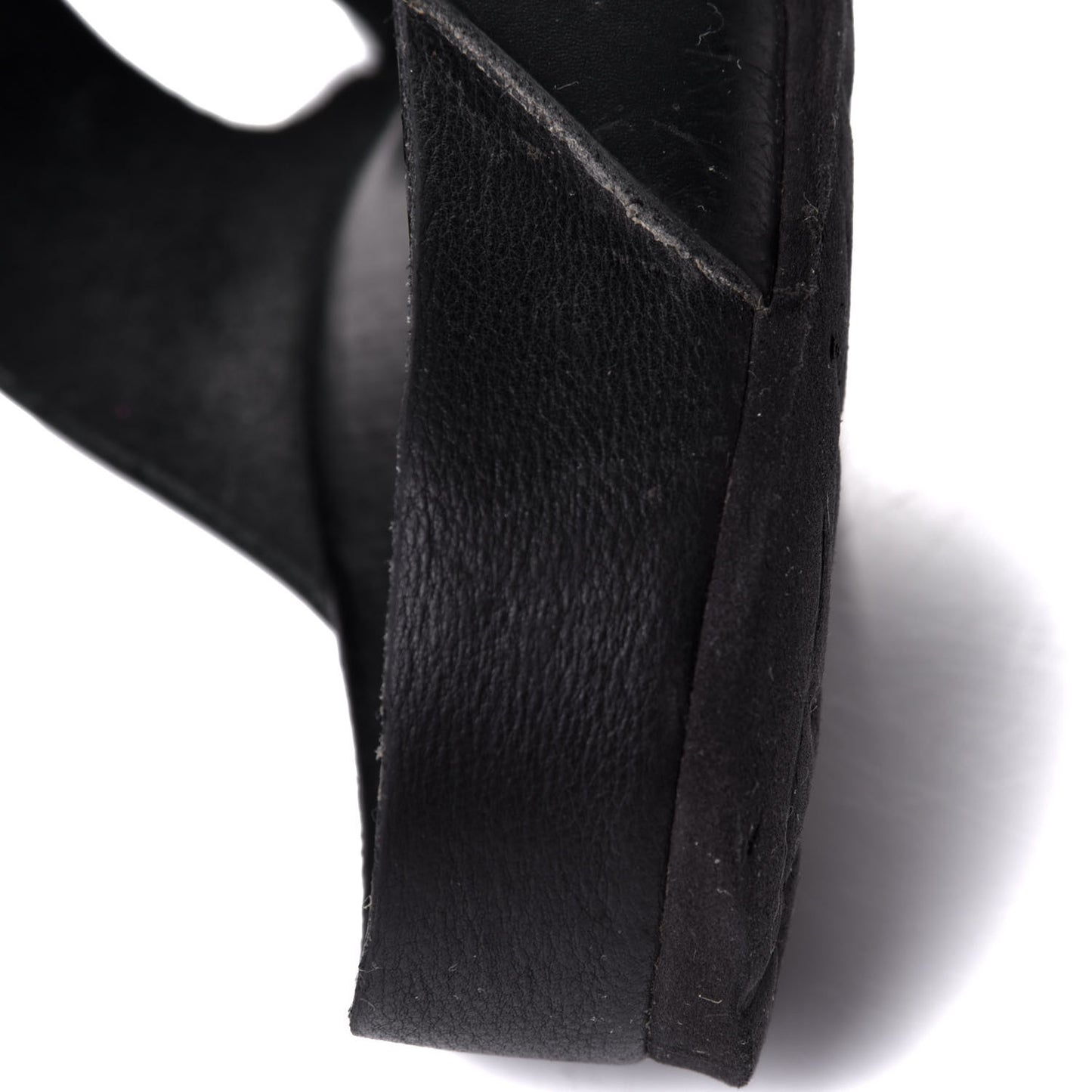 Calfskin VLTN Birkenstock Slide Sandals 40 Black
