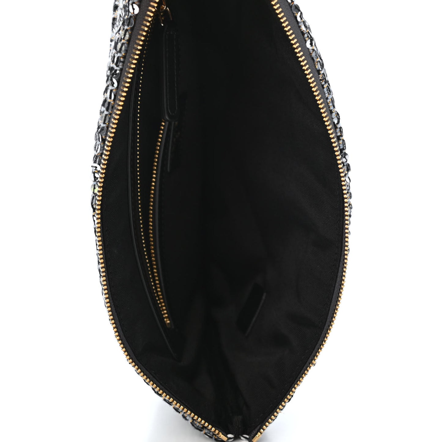 Sequins Medium 19 Pouch Silver
