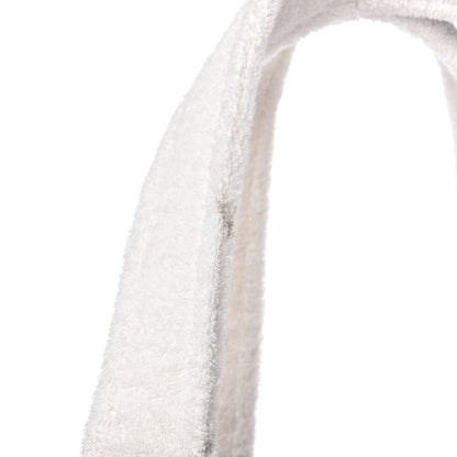 Chanel Terry Cotton CC Beach Tote Towel Set Black White 12 of 12