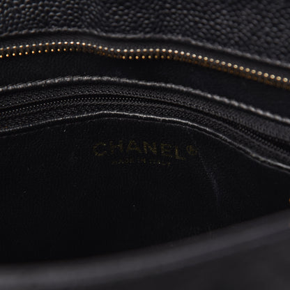 Chanel Caviar Quilted Medallion Tote Black 8 of 11