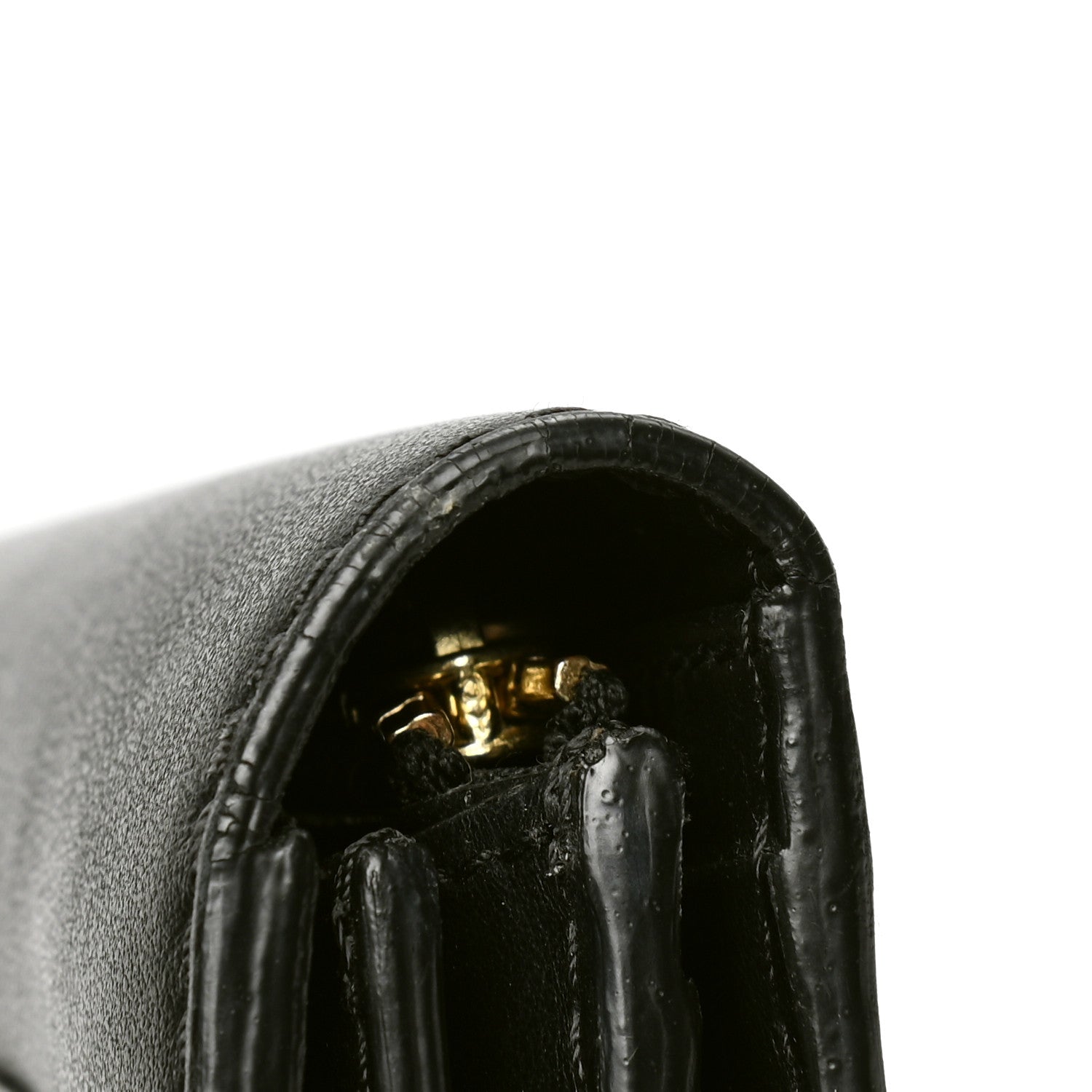 Burberry Grain Calfskin Continental Wallet Black 5 of 5