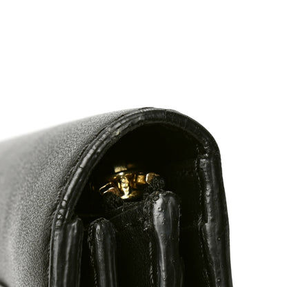 Burberry Grain Calfskin Continental Wallet Black 5 of 5