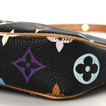Louis Vuitton Monogram Multicolor Pochette Accessories Black 10 of 10