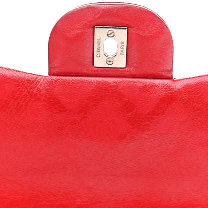 Chanel Patent Quilted Maxi Double Flap Red 11 of 16