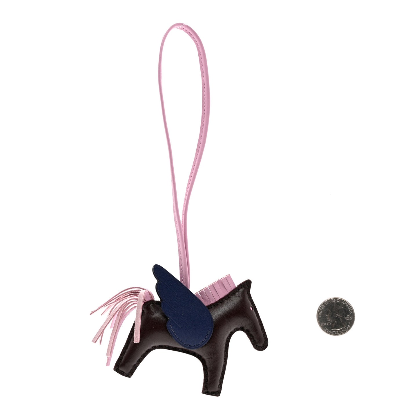 Milo Lambskin Grigri Rodeo Pegase Horse Bag Charm PM Rouge Sellier Mauve Sylvestre Bleu Saphir