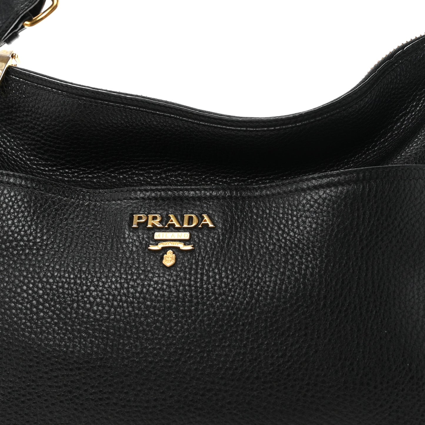 Vitello Daino Sacca Hobo Black