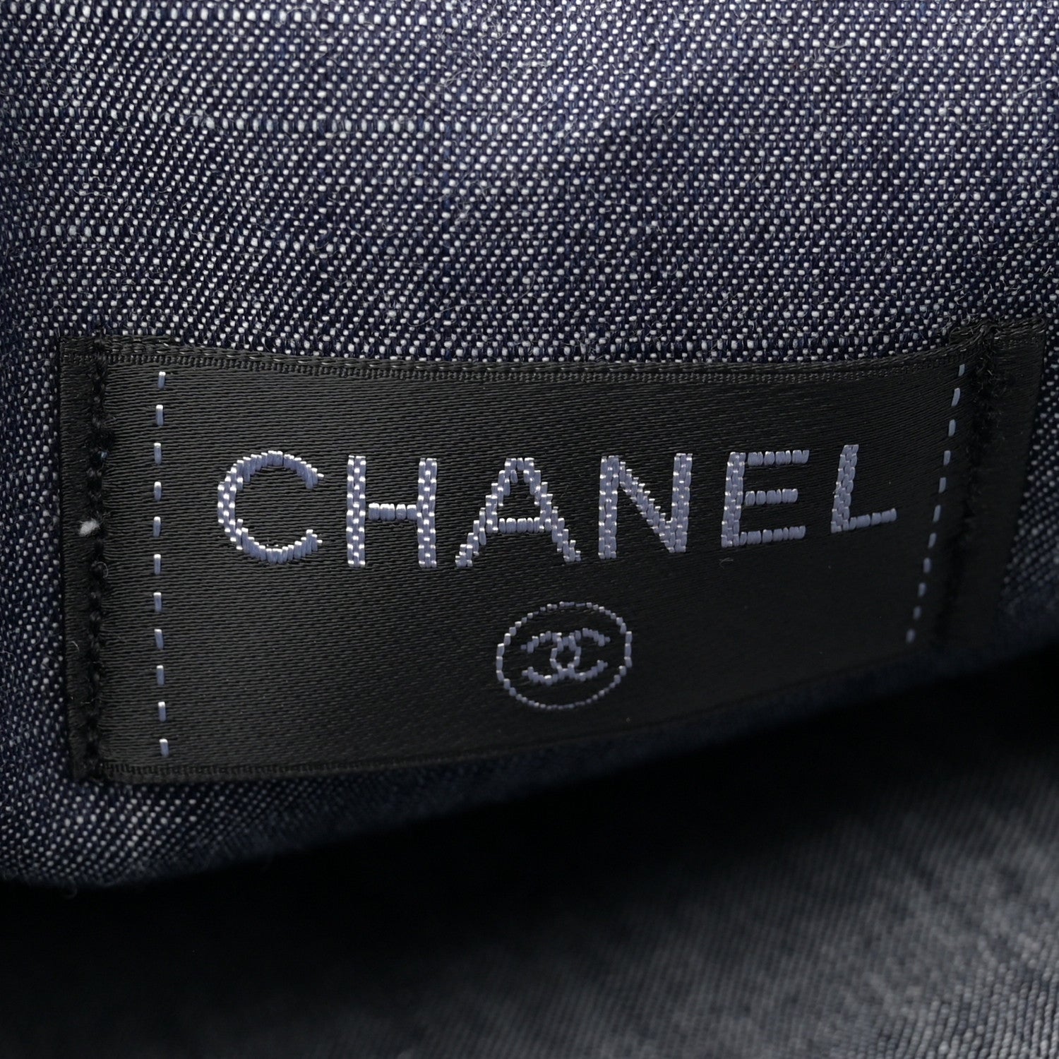 Chanel Terry Cotton Quilted CC Beach Tote Towel Set Blue Pink 7 of 11