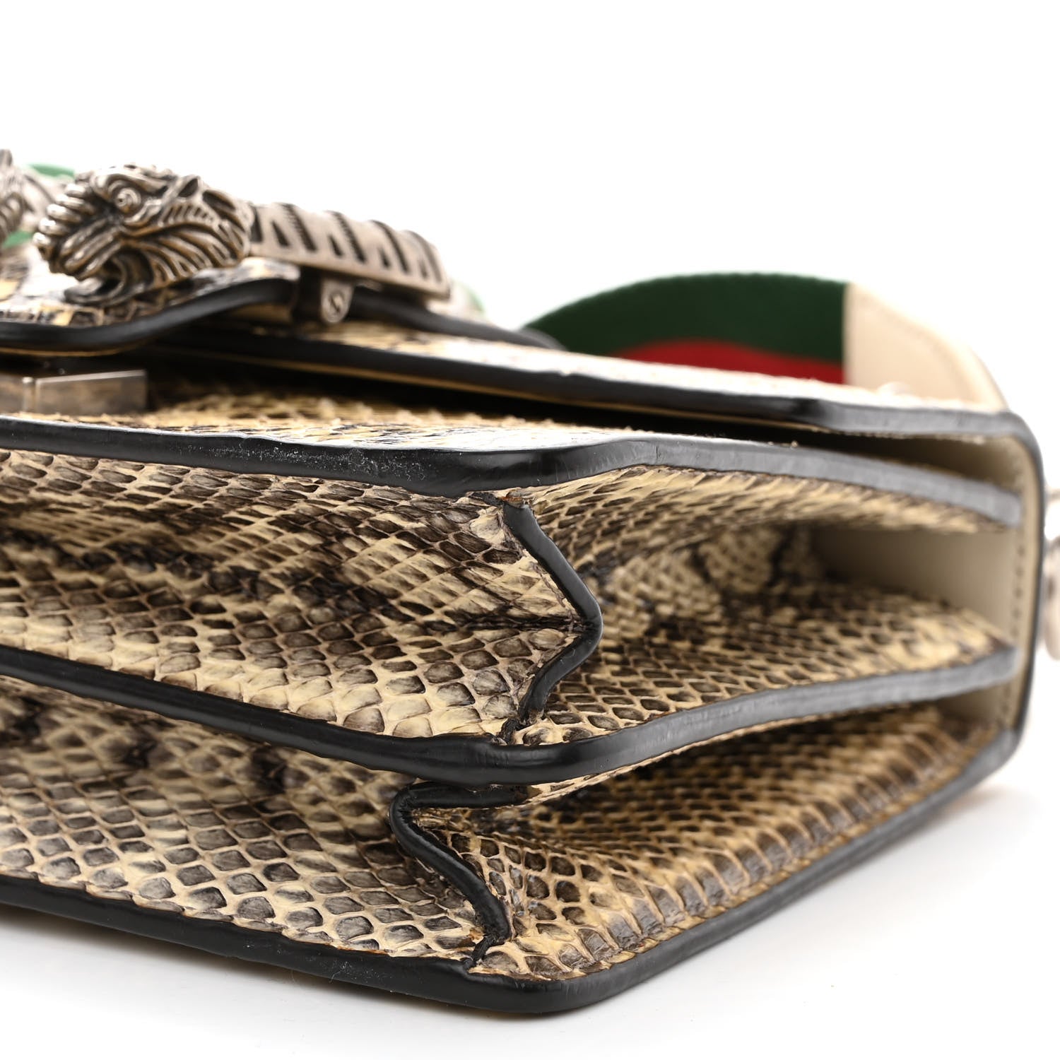 GUCCI９号 Gucci Snakeskin Bamboo Web Mini Dionysus Top Handle Bag 1388344