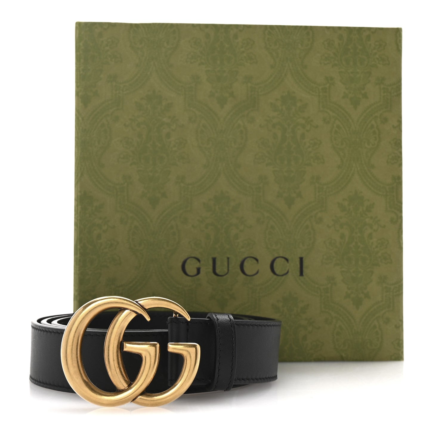 Calfskin Double G 30mm Belt 100 40 Black