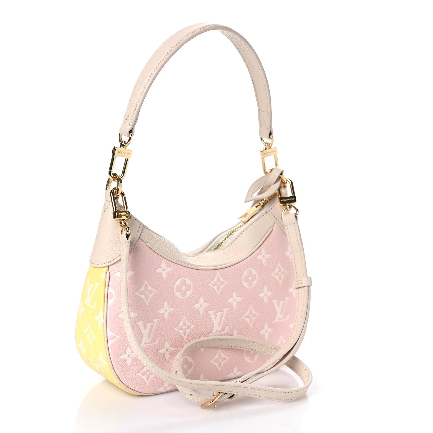 Louis Vuitton Empreinte Monogram Spring in the City Bagatelle NM Pink Beige Yellow 3 of 8