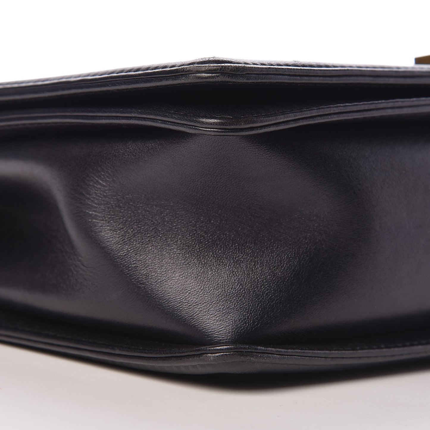Lambskin Quilted New Medium Boy Flap Black