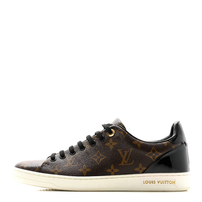 Louis Vuitton Patent Monogram Frontrow Sneakers 39 1 of 22