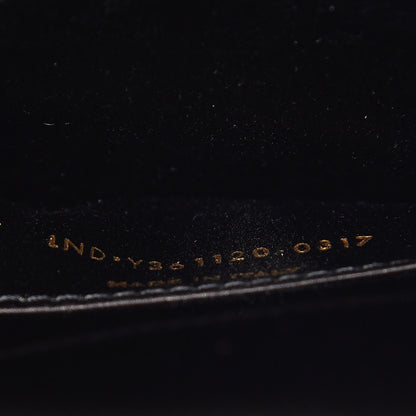 Saint Laurent Calfskin Monogram Large Belle De Jour Clutch Black 8 of 8
