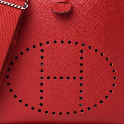 Hermes Epsom Evelyne III PM Rouge Vif 10 of 10