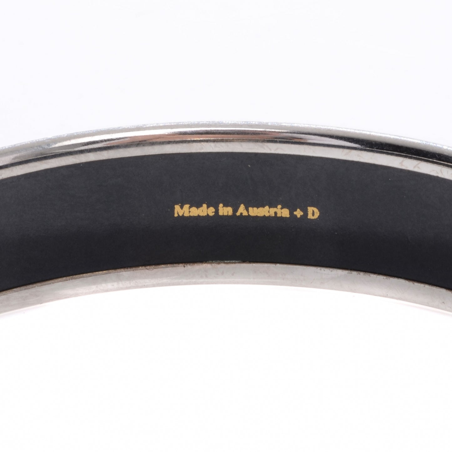 Enamel Wide Caleche Bracelet 65 Red