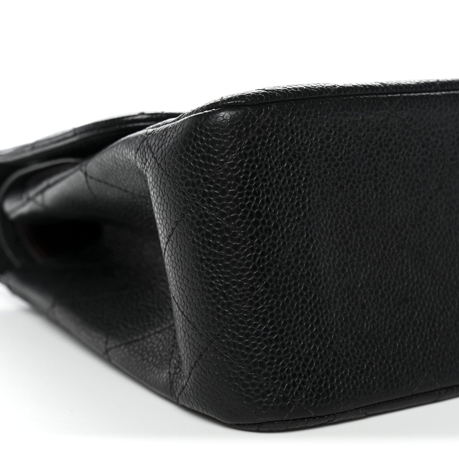 Chanel Caviar Quilted Jumbo Double Flap Black 9 of 13
