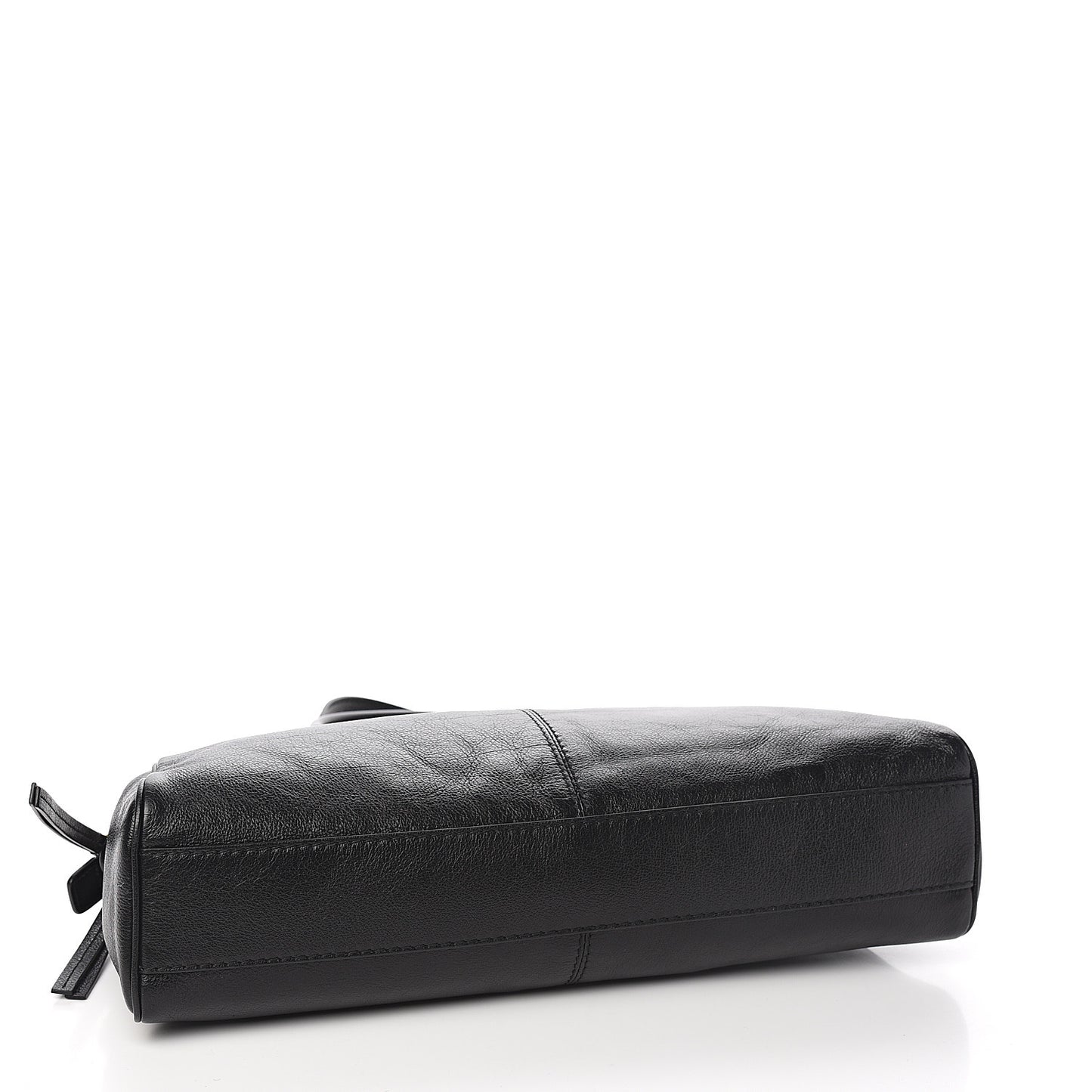 Calfskin Medium Re(Belle) Top Handle Bag Black