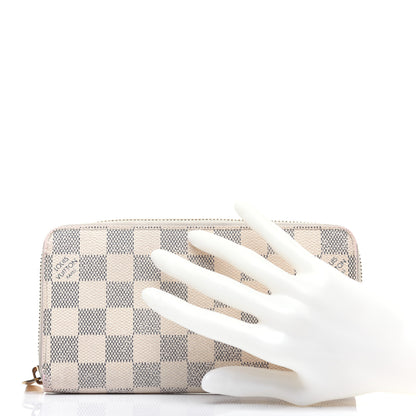 Louis Vuitton Damier Azur Zippy Wallet 2 of 24