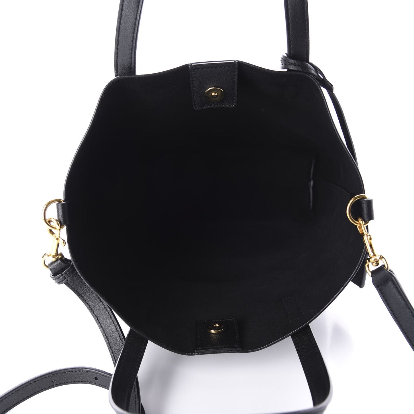 Calfskin Toy Shopping Tote Black
