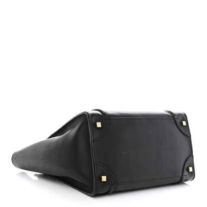 Celine Smooth Calfskin Mini Luggage Black 4 of 8