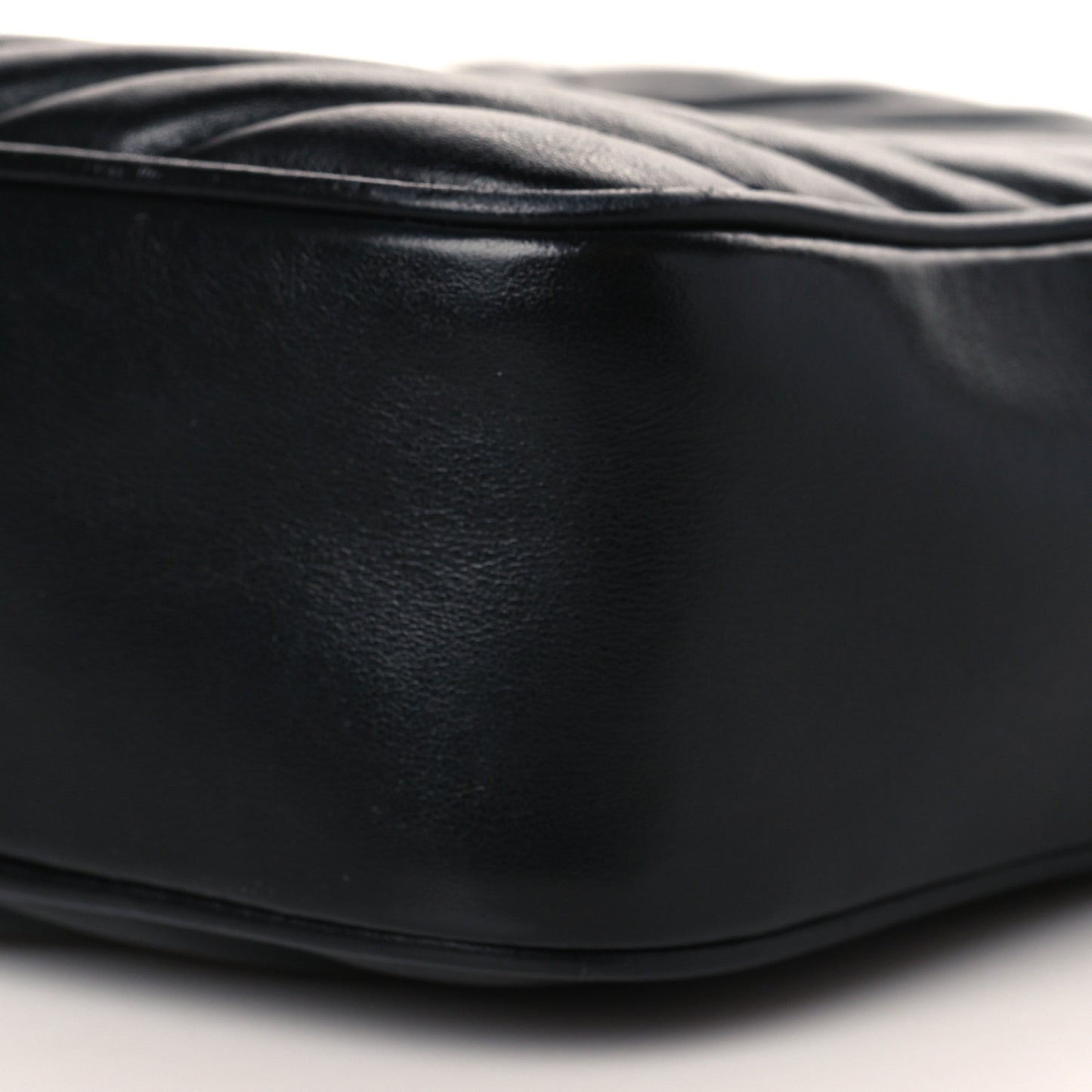 Calfskin Matelasse Monogram Lou Camera Bag Black