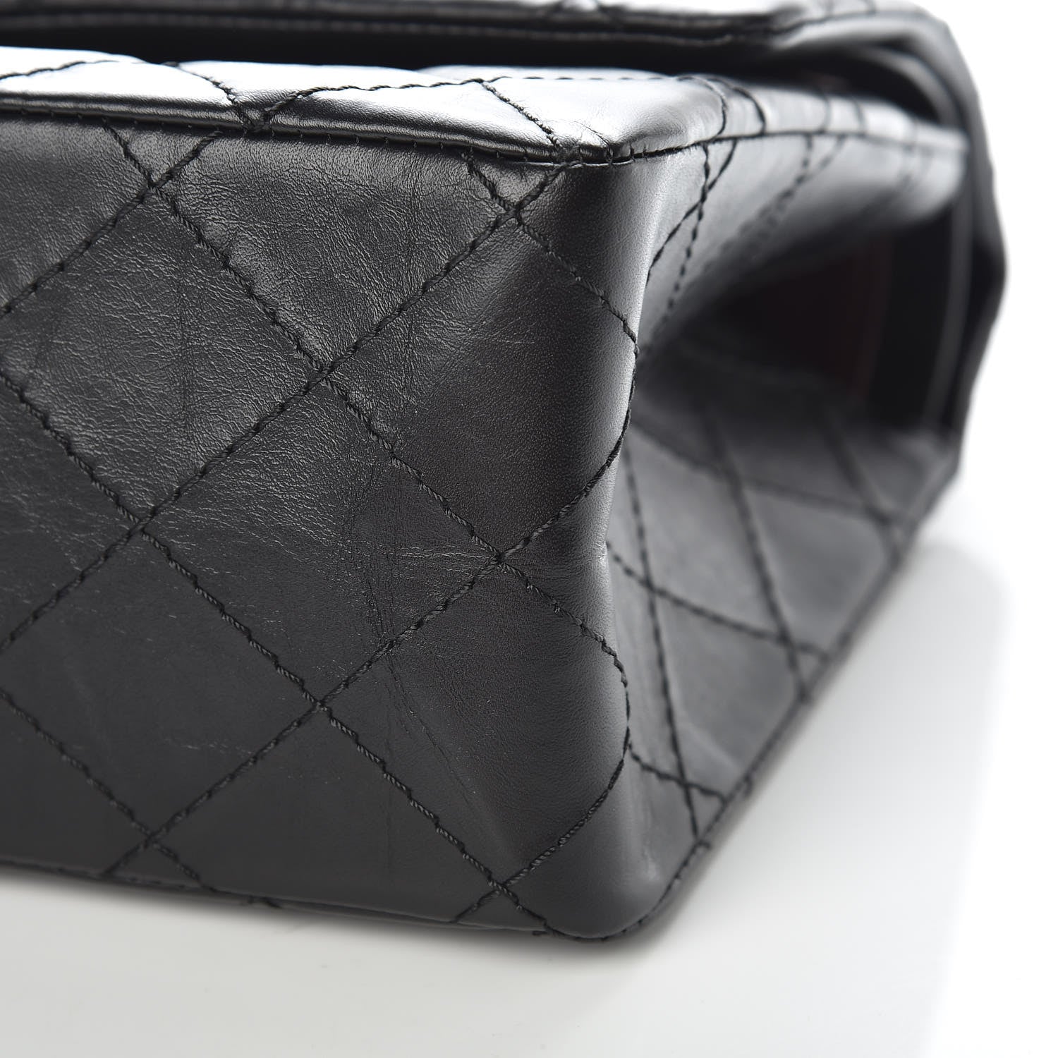 Chanel Aged Calfskin Quilted 2.55 Reissue 226 Flap Black 9 of 10