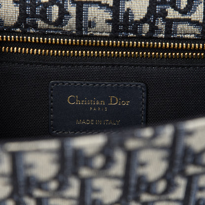 Christian Dior Oblique 30 Montaigne Chain Flap Bag Blue 9 of 11