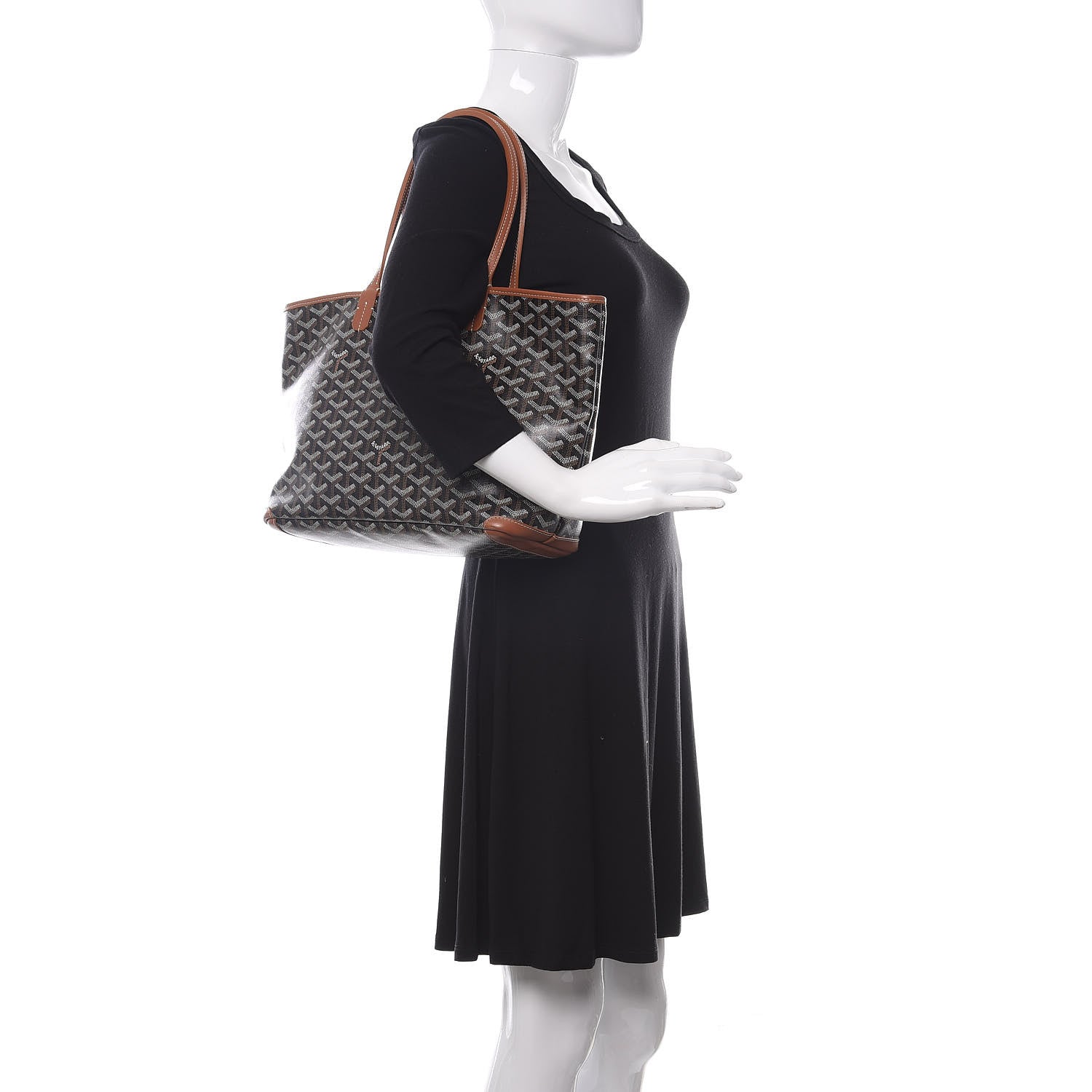 Goyard Goyardine Artois PM Black Gold 2 of 13