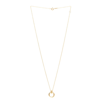 Tiffany 18K Yellow Gold Paloma's Melody Mini Circle Pendant Necklace 3 of 5