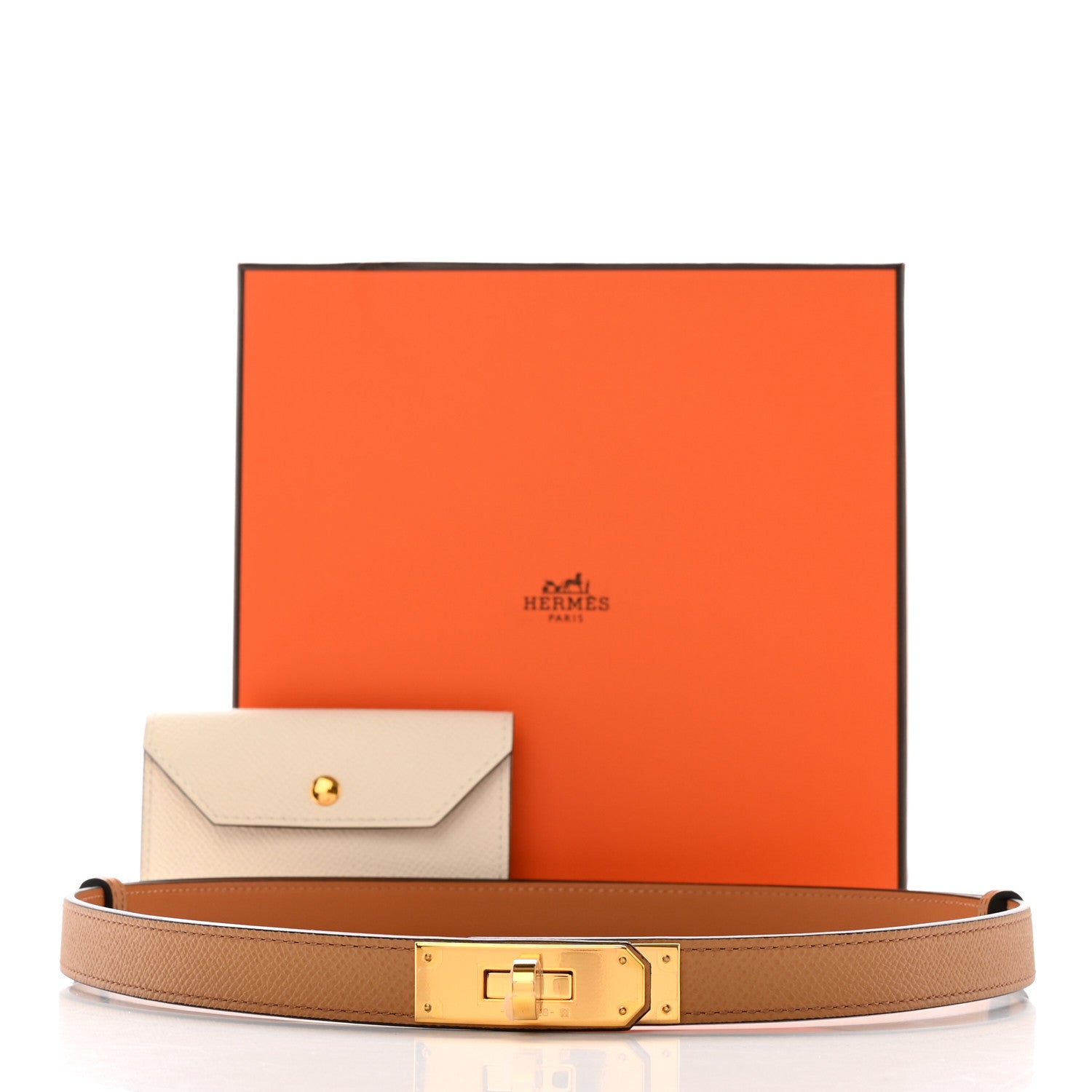 Hermes Epsom Kelly Pocket Belt Biscuit Nata 9 of 9