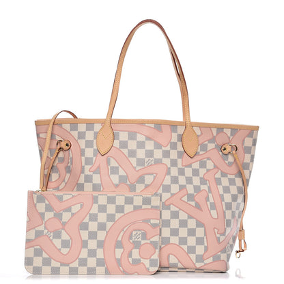 Louis Vuitton Damier Azur Tahitienne Neverfull MM 1 of 11