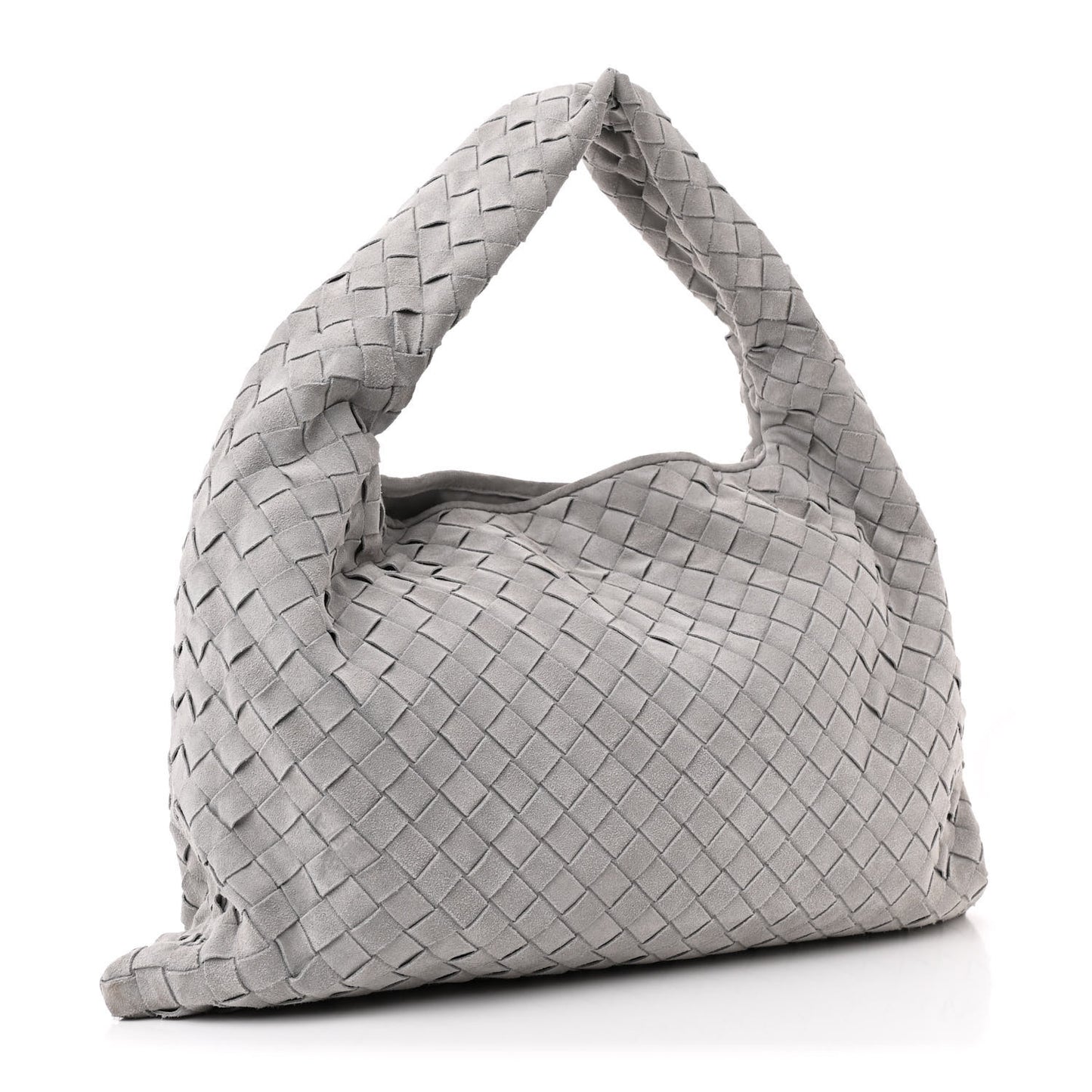 Suede Intrecciato Small Hop Sterling