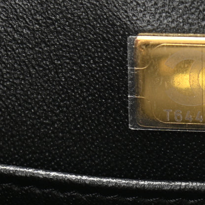 Chanel Caviar Quilted Small Top Handle Vanity Case With Chain Black 6 of 10