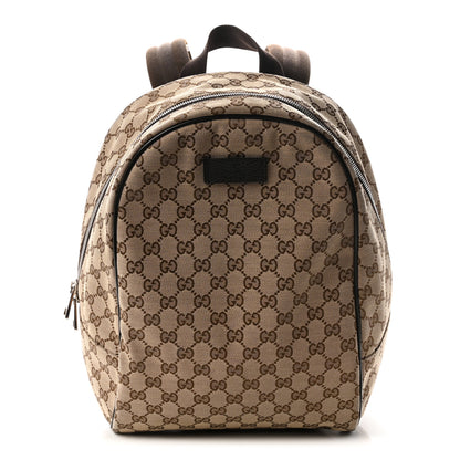 Gucci Monogram Travel Backpack Dark Brown 1 of 11