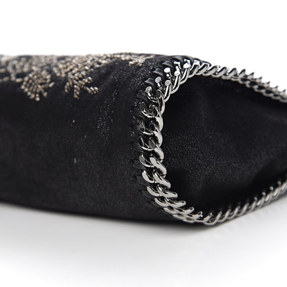 Stella McCartney Bead Embellished Shaggy Deer Mini Falabella Tote Black 7 of 8
