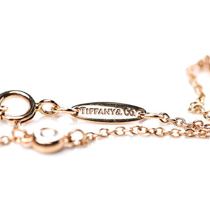 Tiffany 18K Rose Gold Diamond .15ctw Elsa Peretti Diamonds by the Yard Station Bracelet 6 of 8