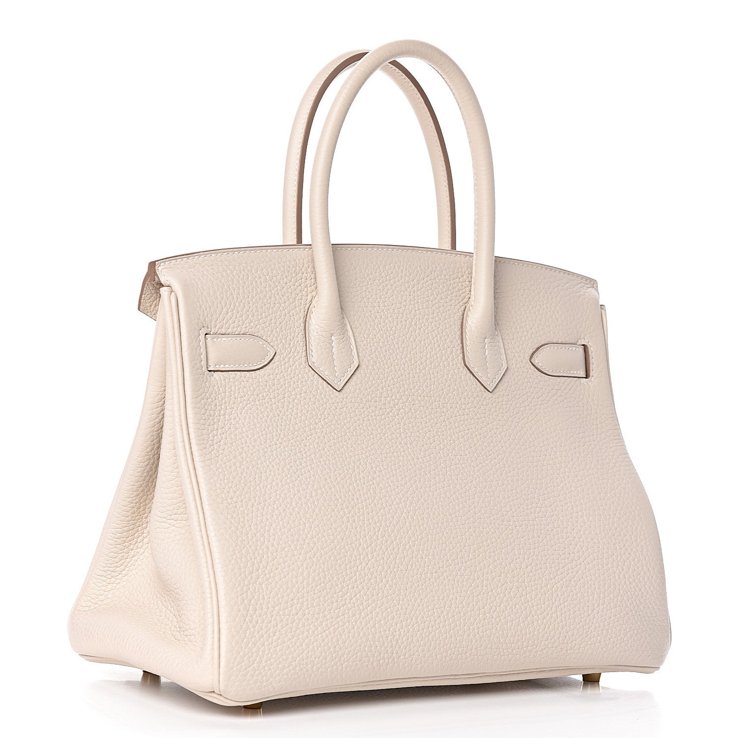 Hermes Taurillon Clemence Birkin 30 Craie 3 of 38