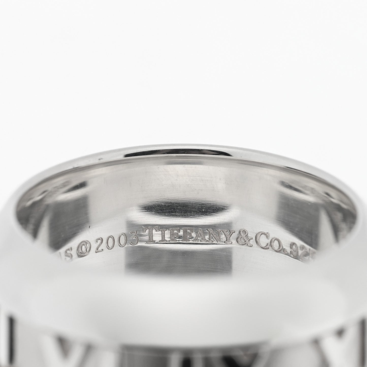 Sterling Silver Atlas Band Ring 49 4.75