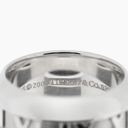 Tiffany Sterling Silver Atlas Band Ring 49 4.75 4 of 5
