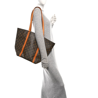 Louis Vuitton Monogram Sac Shopping Tote 2 of 9