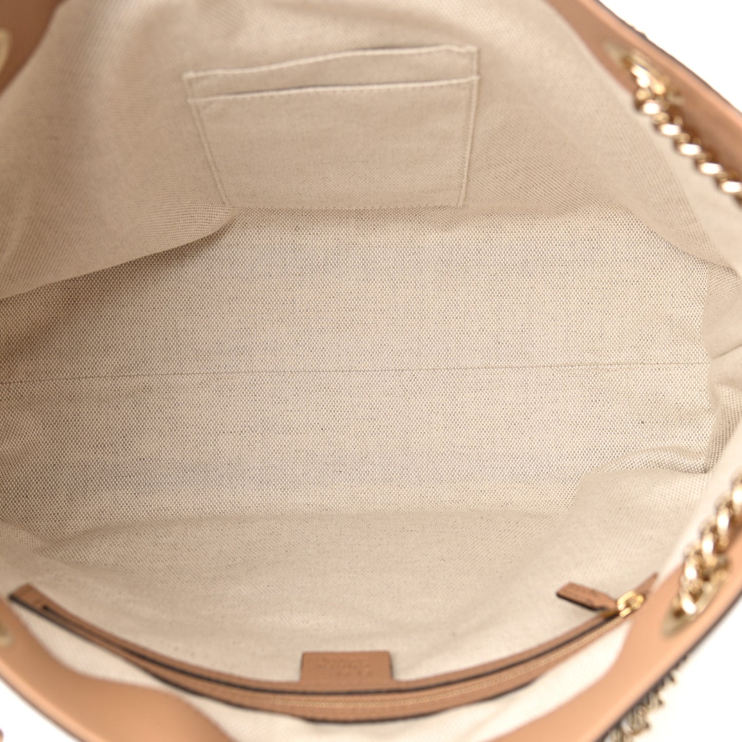 Pebbled Calfskin Medium Soho Chain Shoulder Bag Camelia