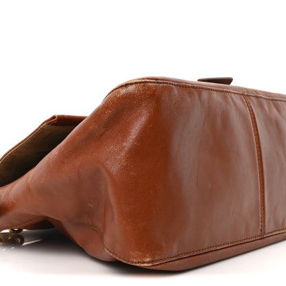 Fendi Vitello Savana Snakeskin Big Mama Baguette Brown 9 of 10