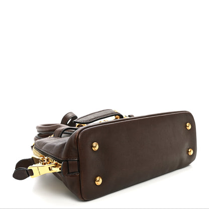 Miu Miu Nappa Aviator Small Aventure Bag Radica 4 of 9
