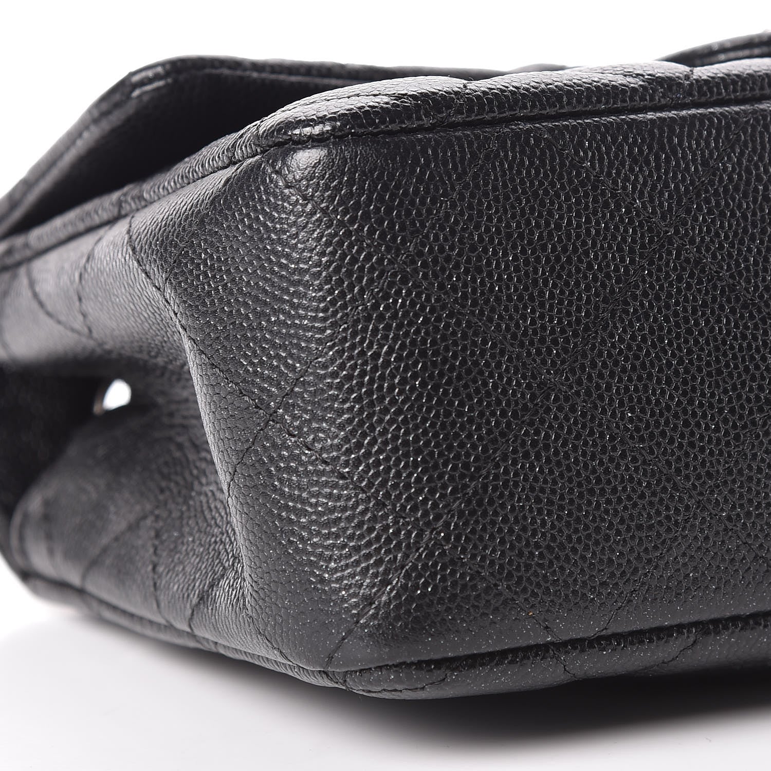 Chanel Iridescent Caviar Quilted Mini Rectangular Flap Black 9 of 13