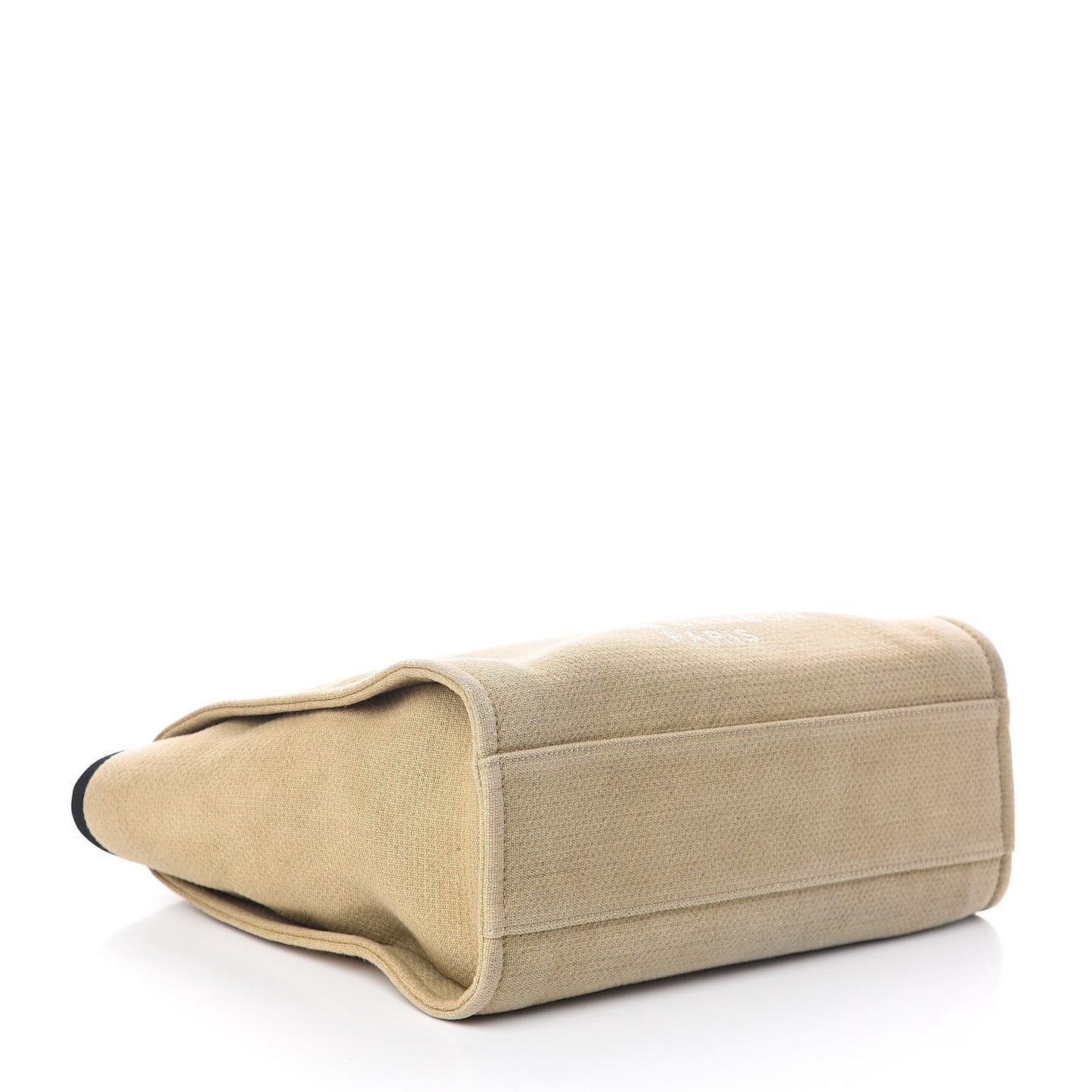 Canvas Large Deauville Tote Beige Black